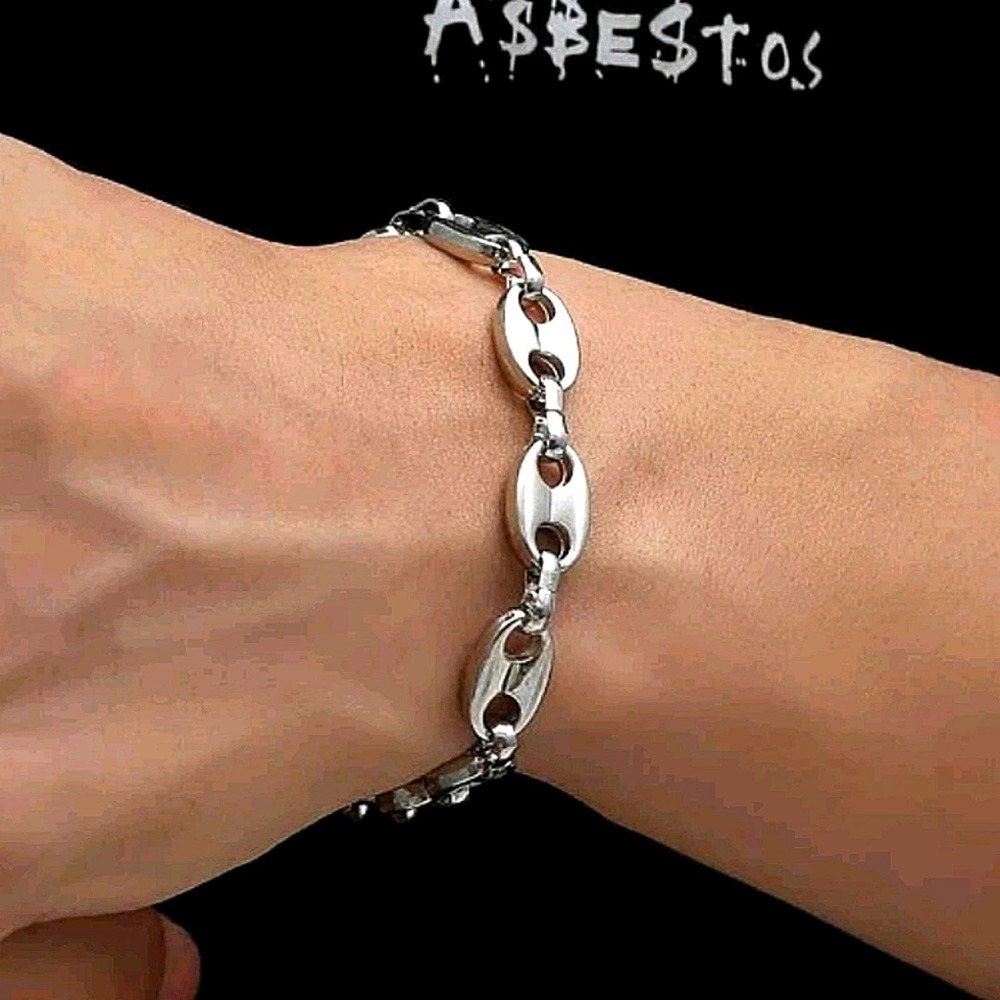 Stainless Steel Pig Nose Bracelet
